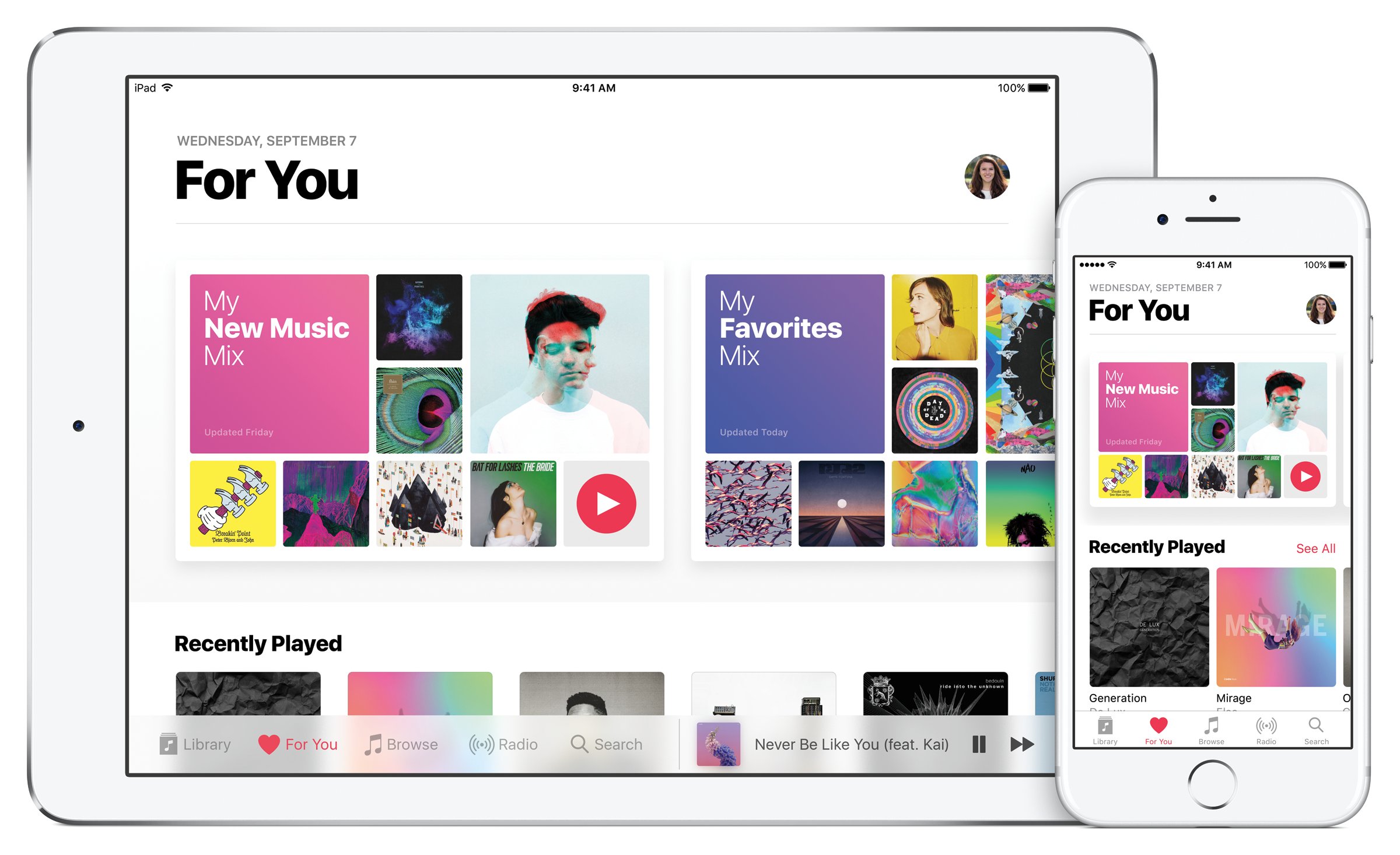 Apple Music on Mac and iPhone