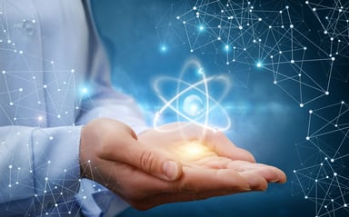 180 atom in hands