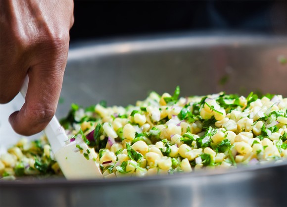 Chipotle corn salsa.