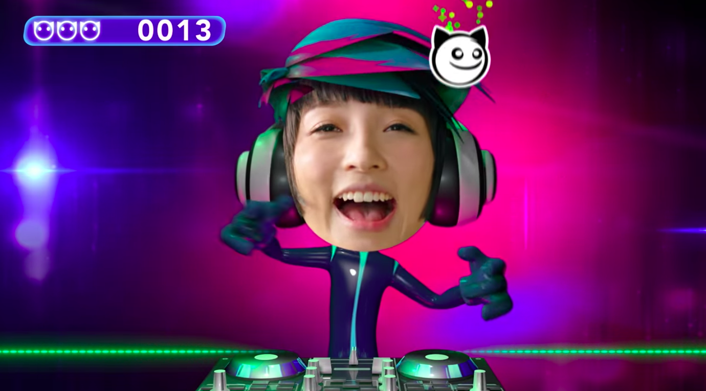 The Snappables DJ game in action