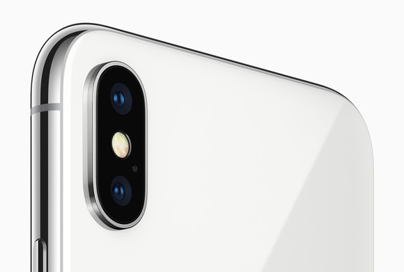The Tru-depth camera on the back of an iPhone.