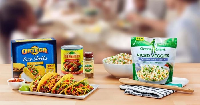 Assortment of B&G Foods brands.