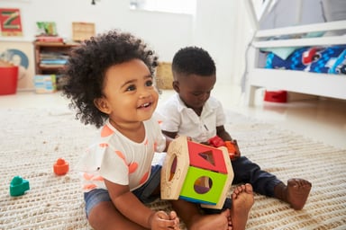kids playing with toys