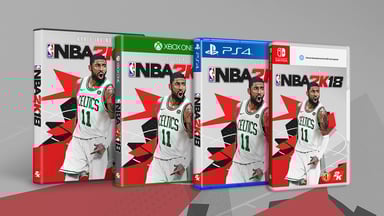 Take Two's NBA 2K18 box art