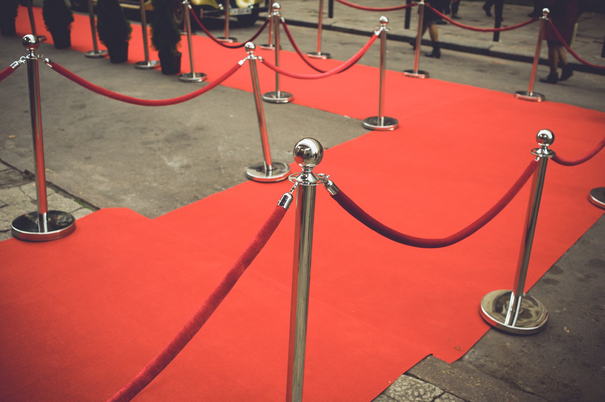 The red carpet