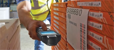 ZBRA bar code reader at work