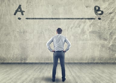 Decision between A and B