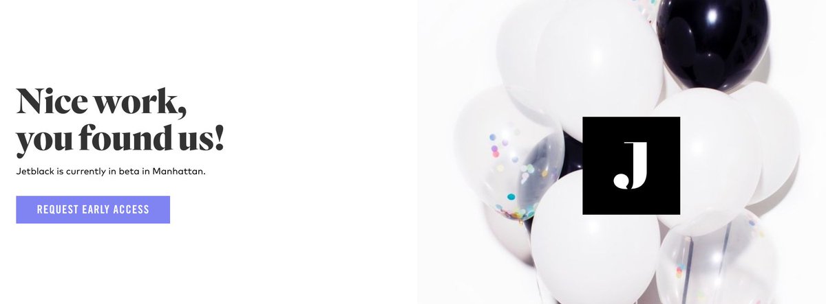 An image with the Jetblack logo in front of some balloons.