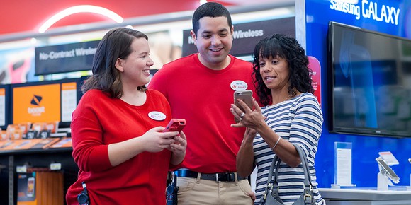 The entrance to a Target store