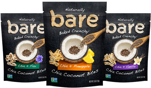 Bare Foods snack packages