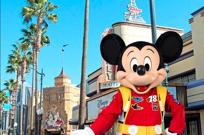 Mickey Mouse at Disney California Adventure Park
