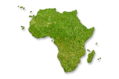Africa in green