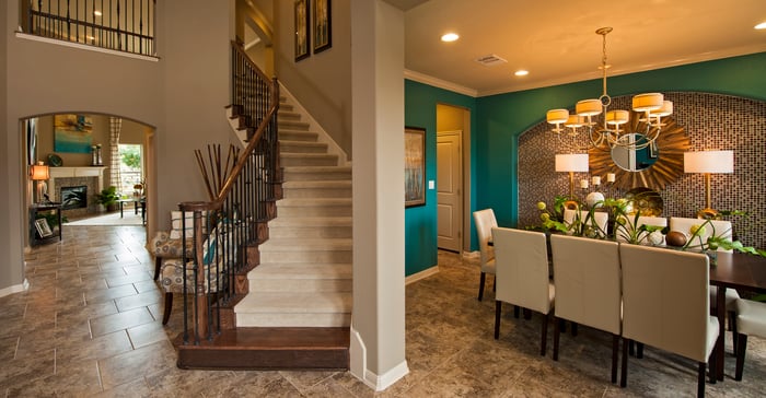 Interior of a Taylor Morrison home in Austin