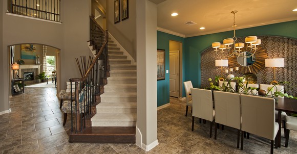 Interior of a Taylor Morrison home in Austin