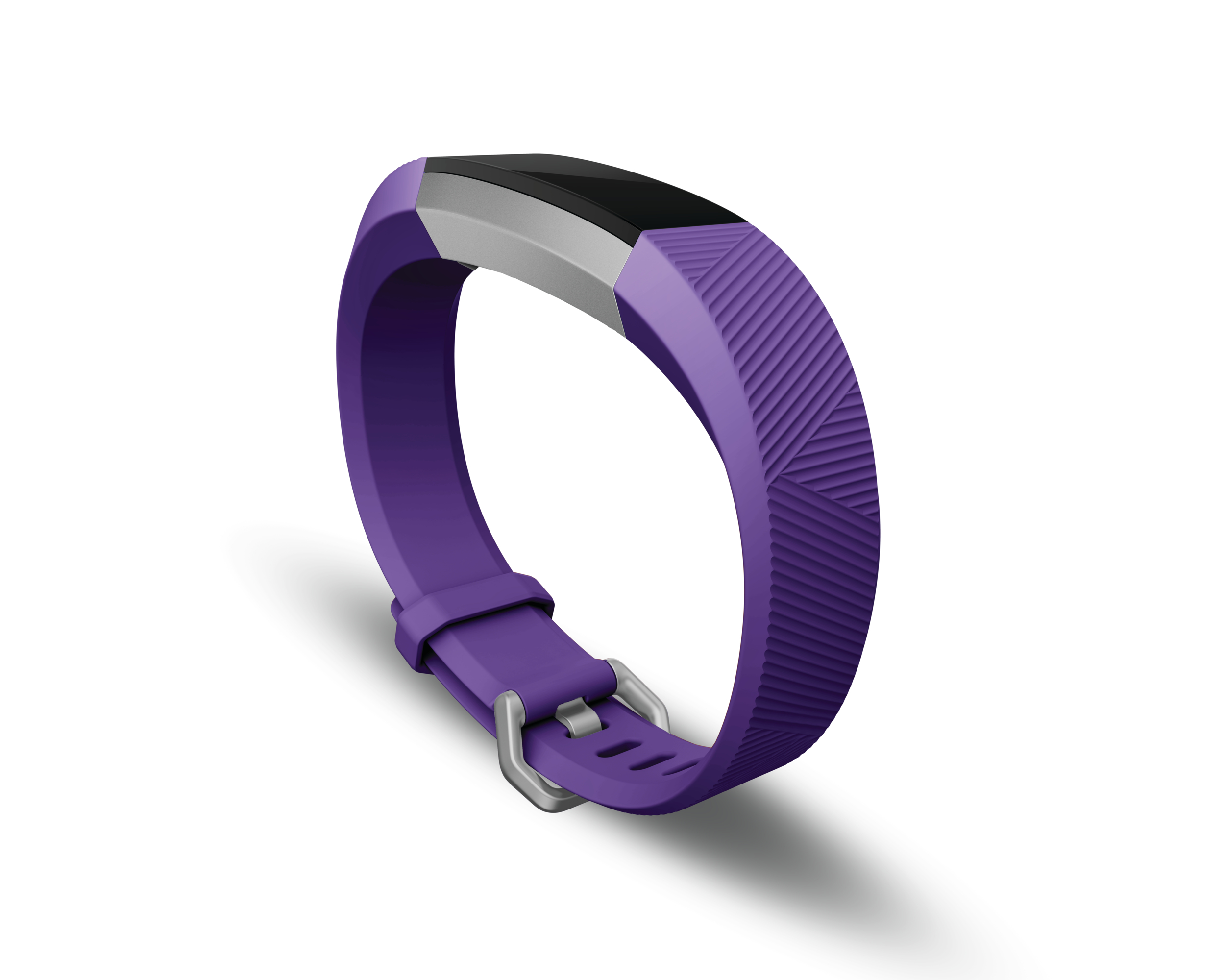 A purple Fitbit Ace against a white background.