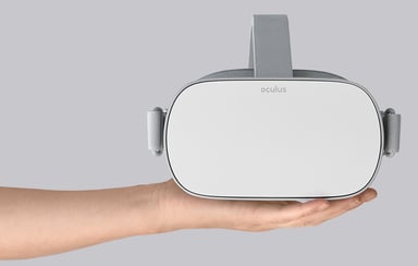 Oculus Go In a Hand
