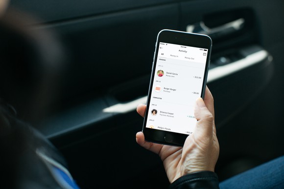 Venmo app on smartphone