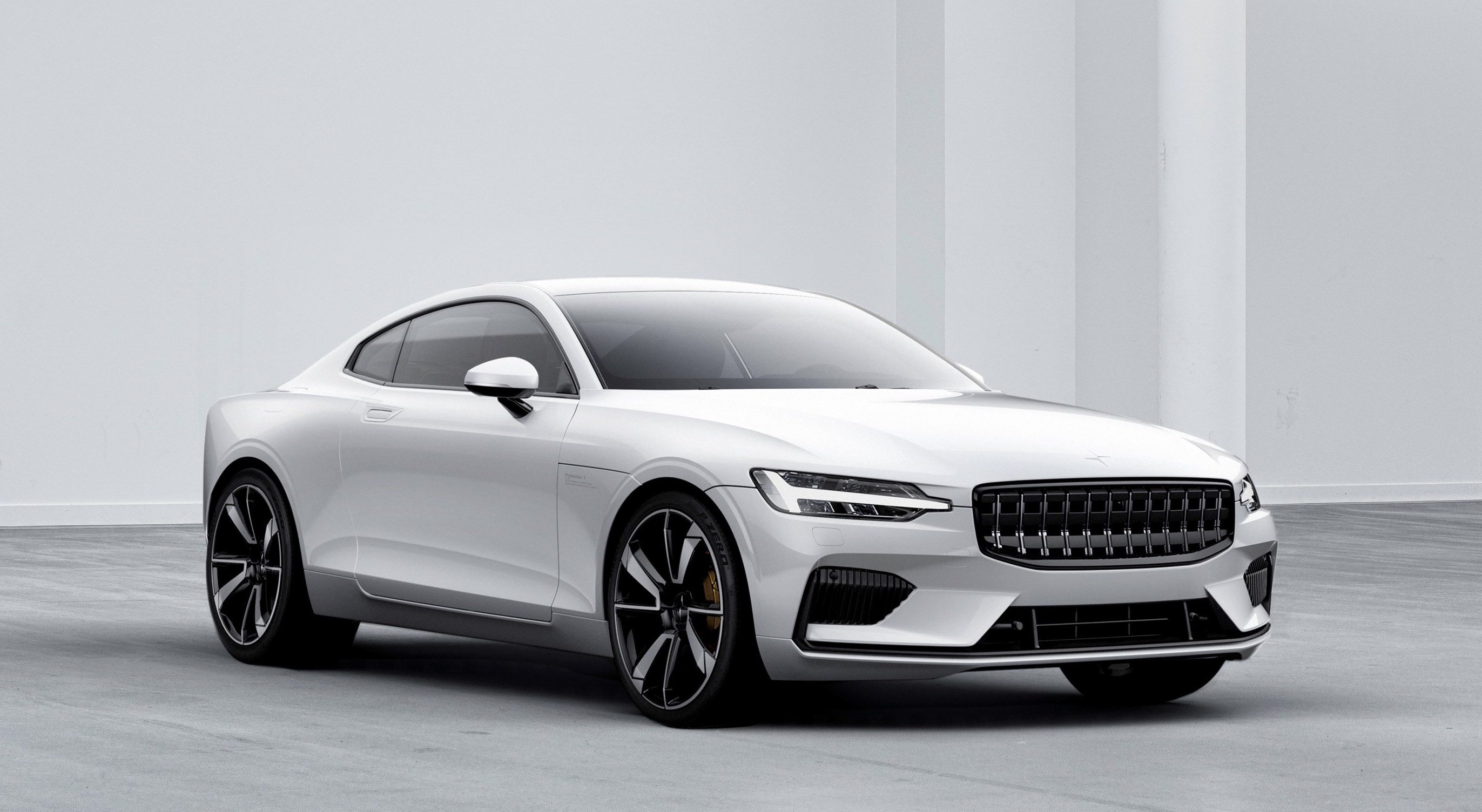 The Polestar 1, a plug-in hybrid sports coupe from a joint venture between Volvo Cars and Geely Auto.