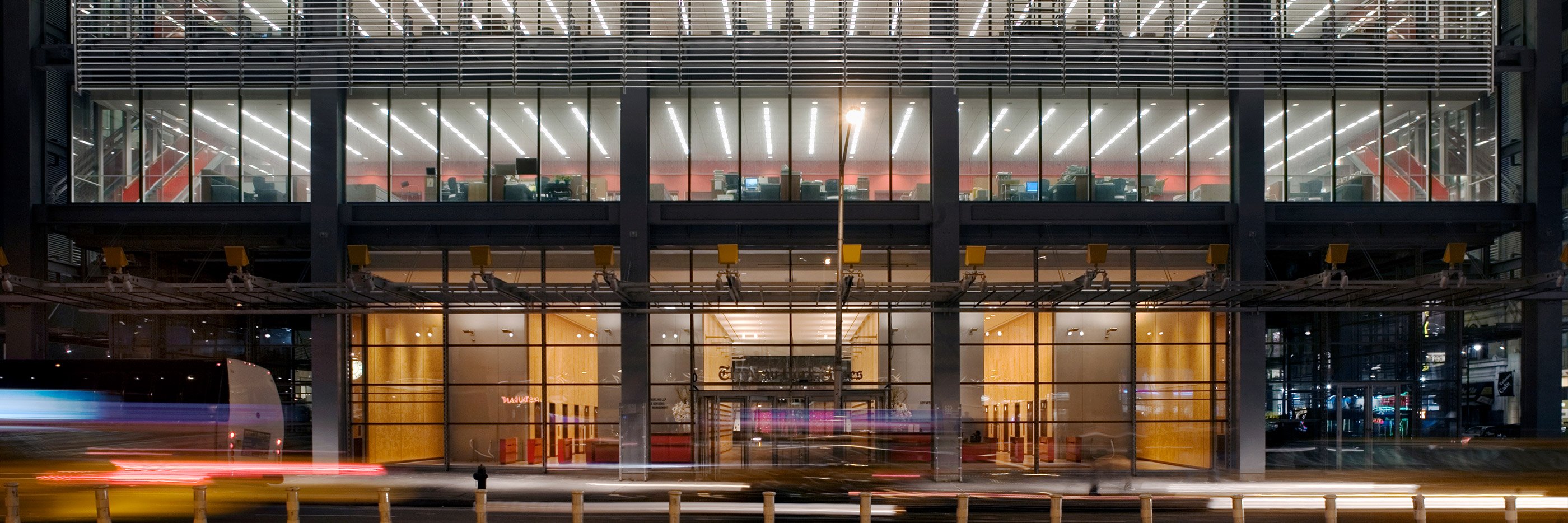 New York Times building in NYC