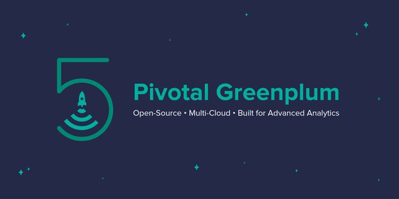Logo feature Pivotal Greenplum against a mostly blank background.