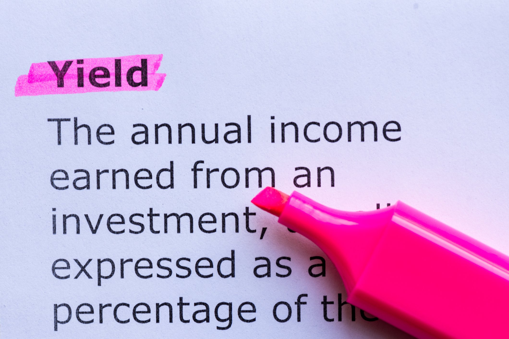 yield definition