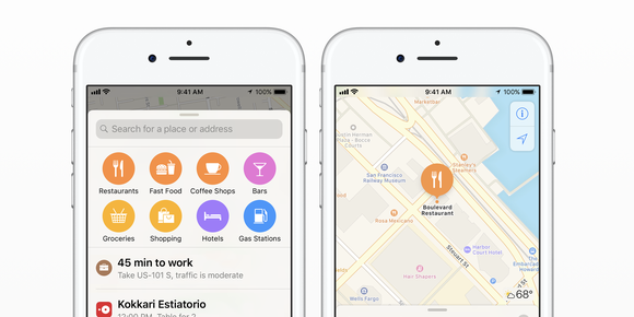 Apple Maps on iPhone