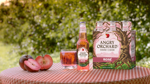 Angry Orchard rose cider