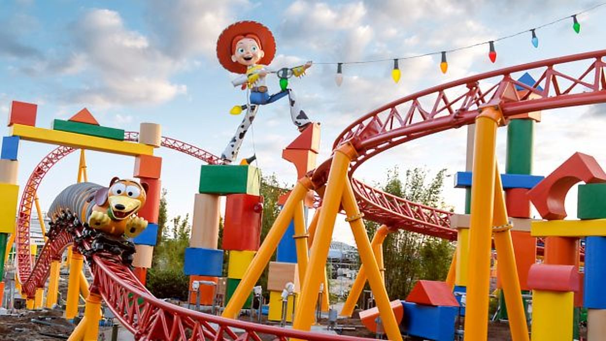 Slinky Dog Dash at Toy Story Land in Disney's Hollywood Studios.