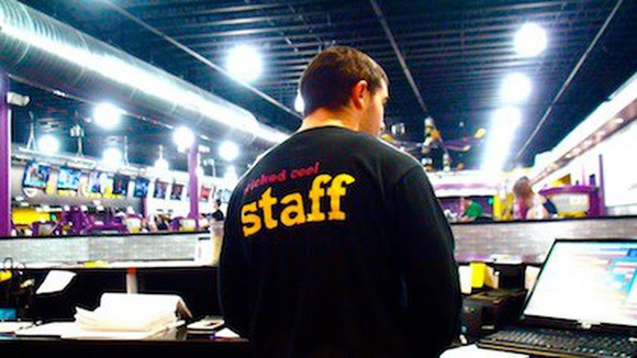 Planet Fitness staff member in gym