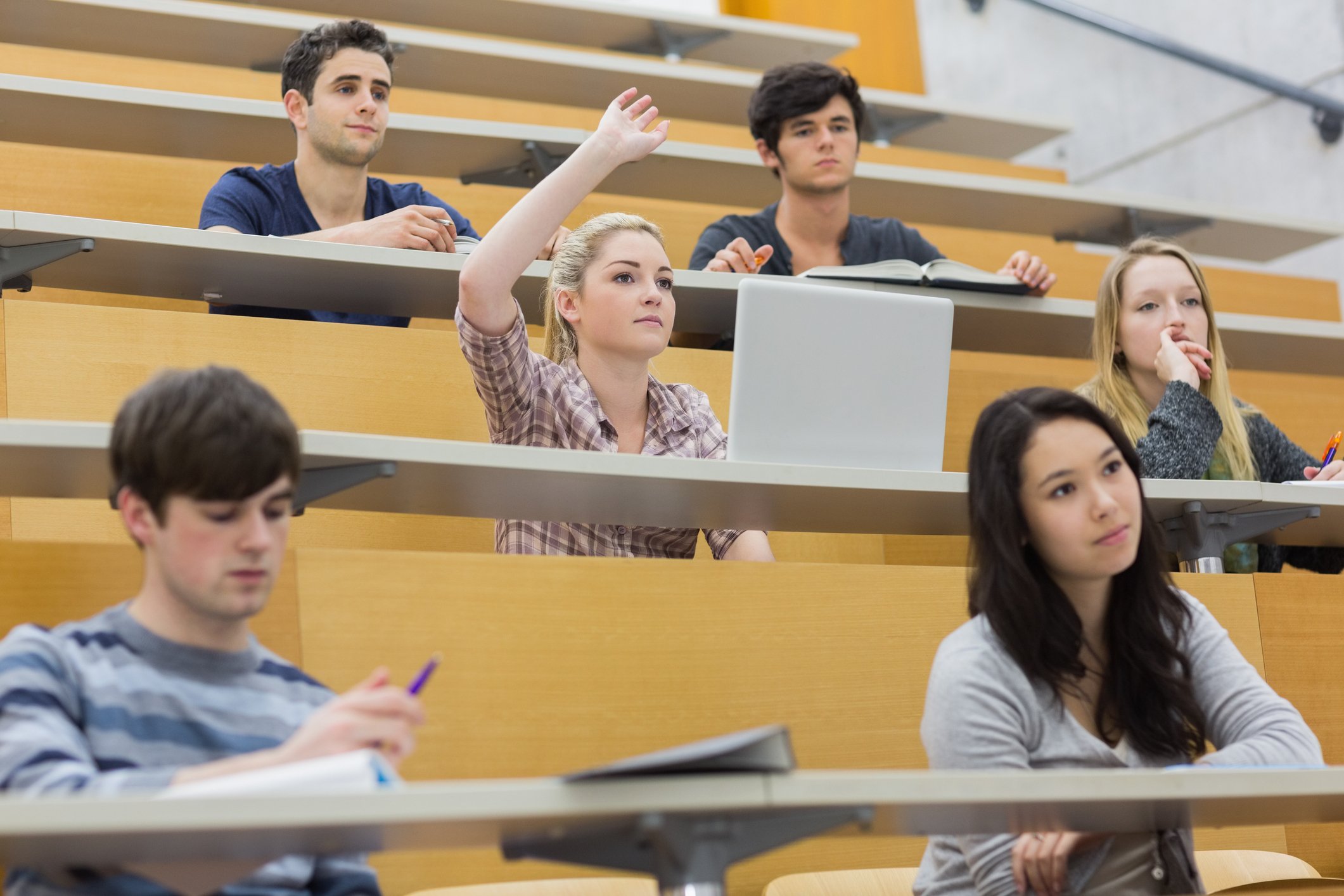 Students in lecture hall
