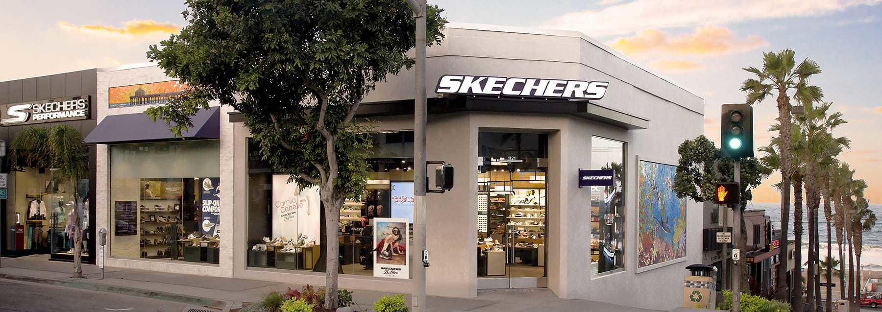 A Skechers store.