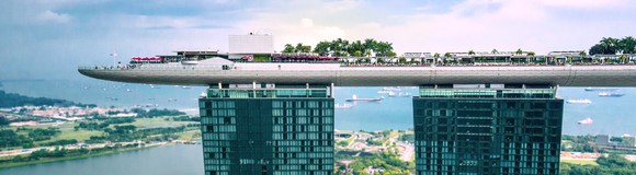 The Marina Bay Sands in Singapore.