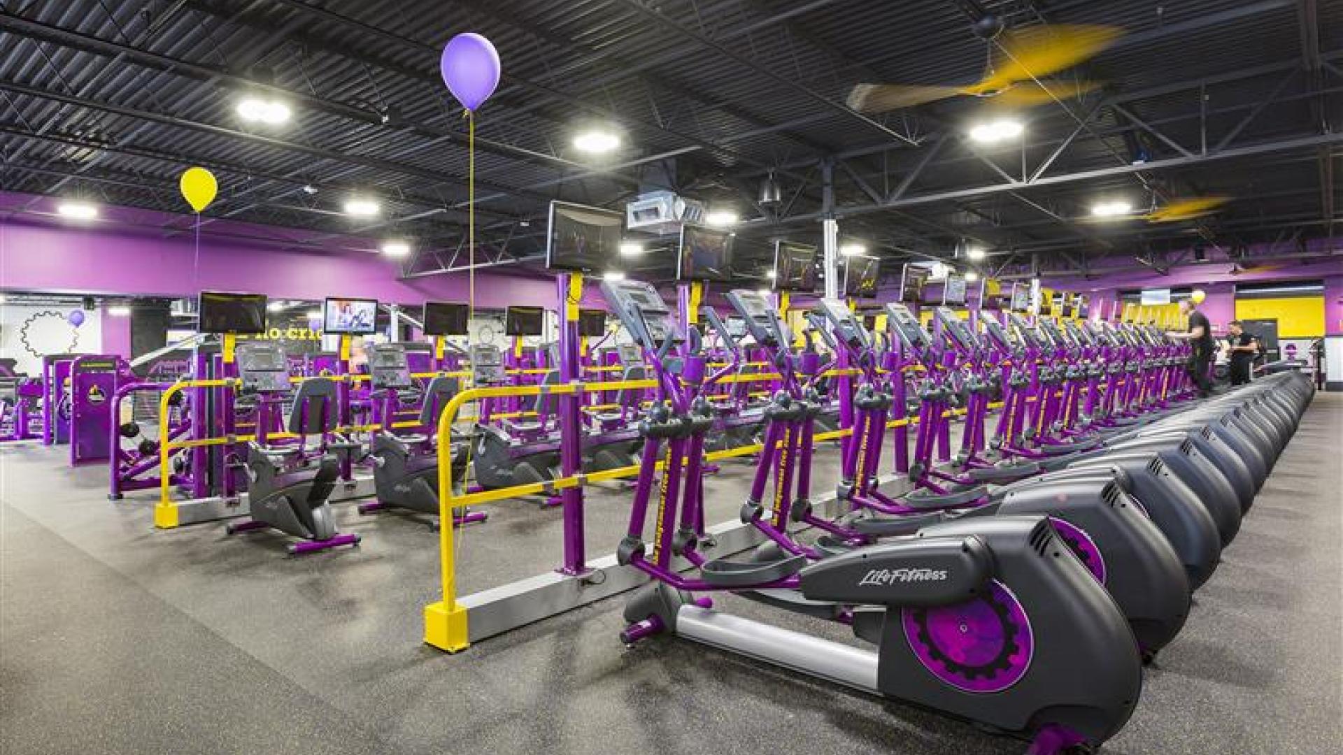 Planet Fitness brand cardio equipment