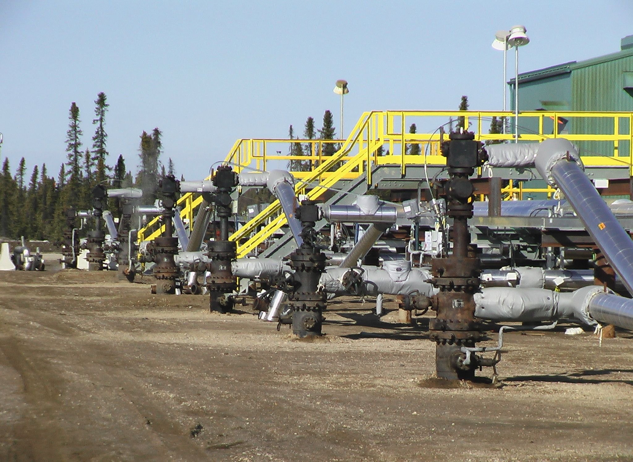 In-situ oil sands facility.
