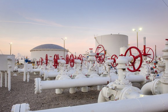 Gathering and processing facility.