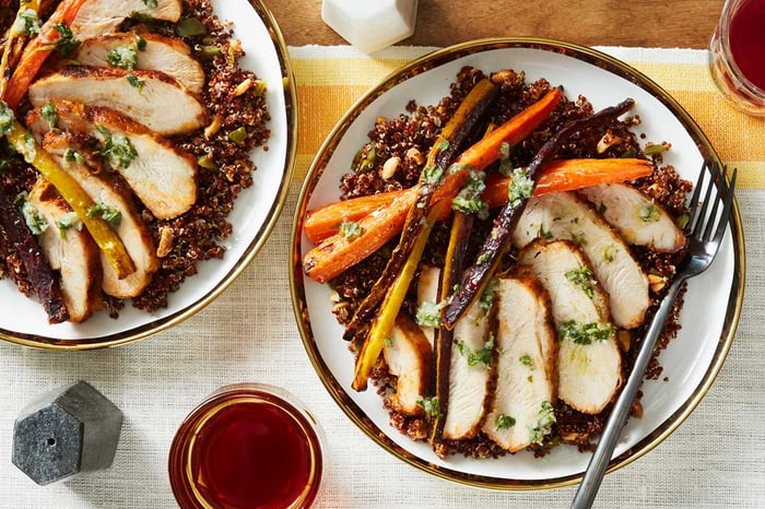 A dish of sliced pork and vegetables