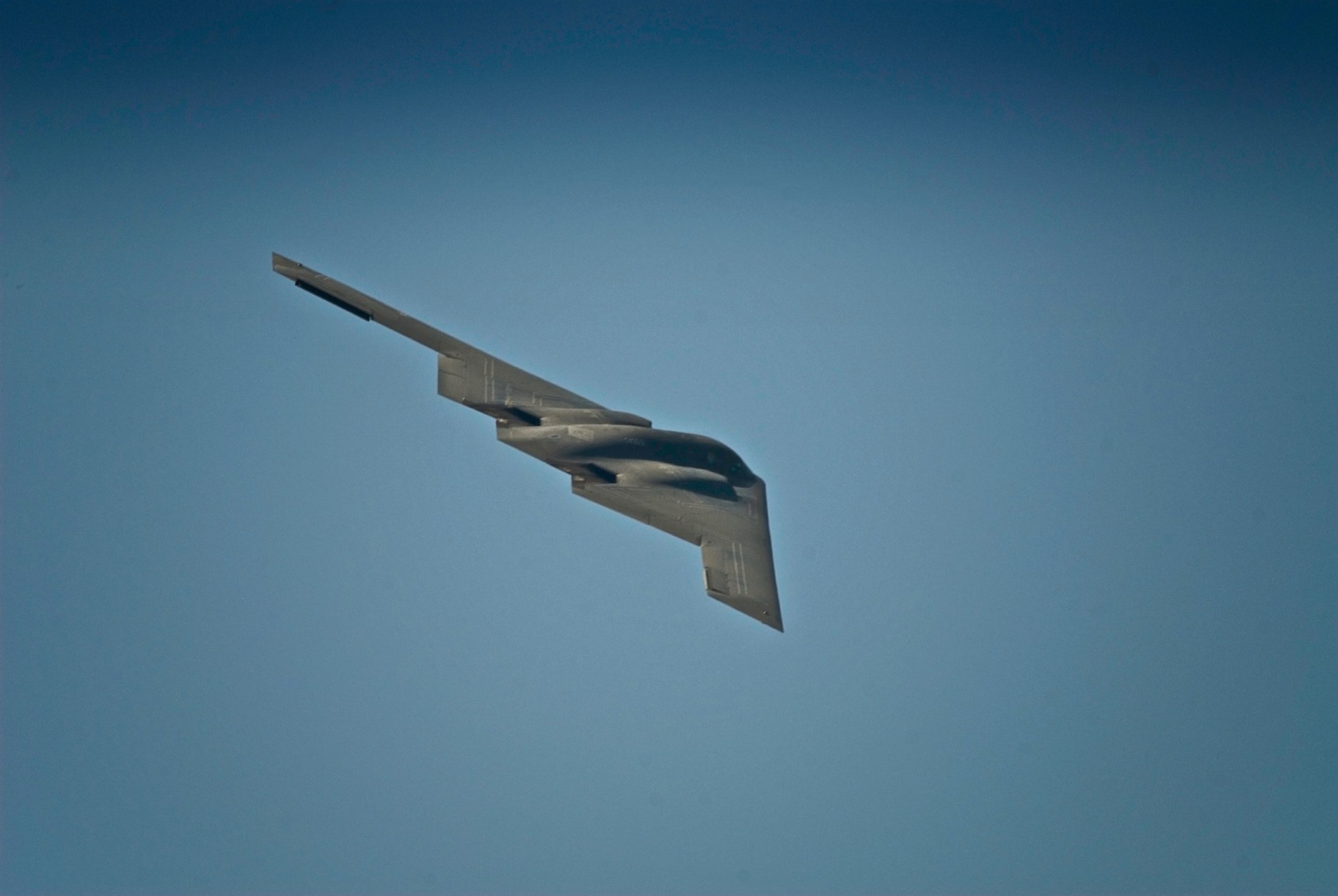 B-2 bomber in flight