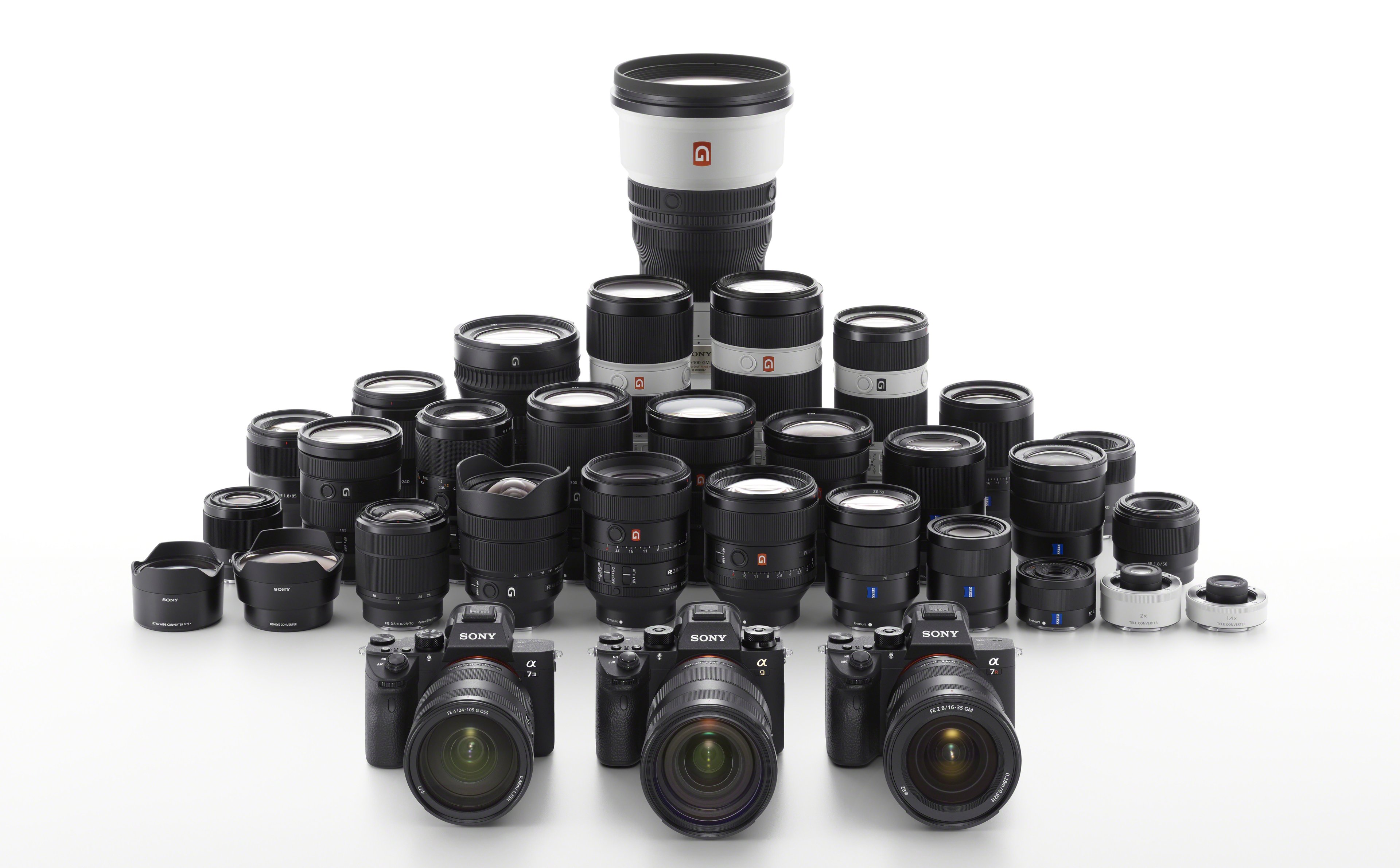 Sony's camera lenses.
