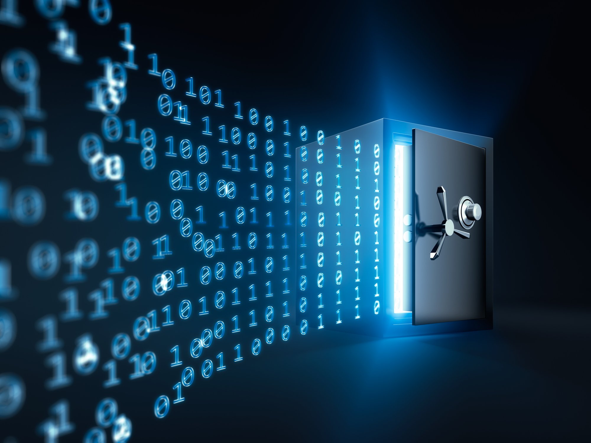 Data entering a safe