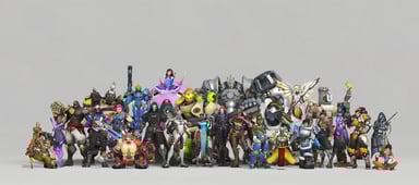 Activision's Overwatch characters
