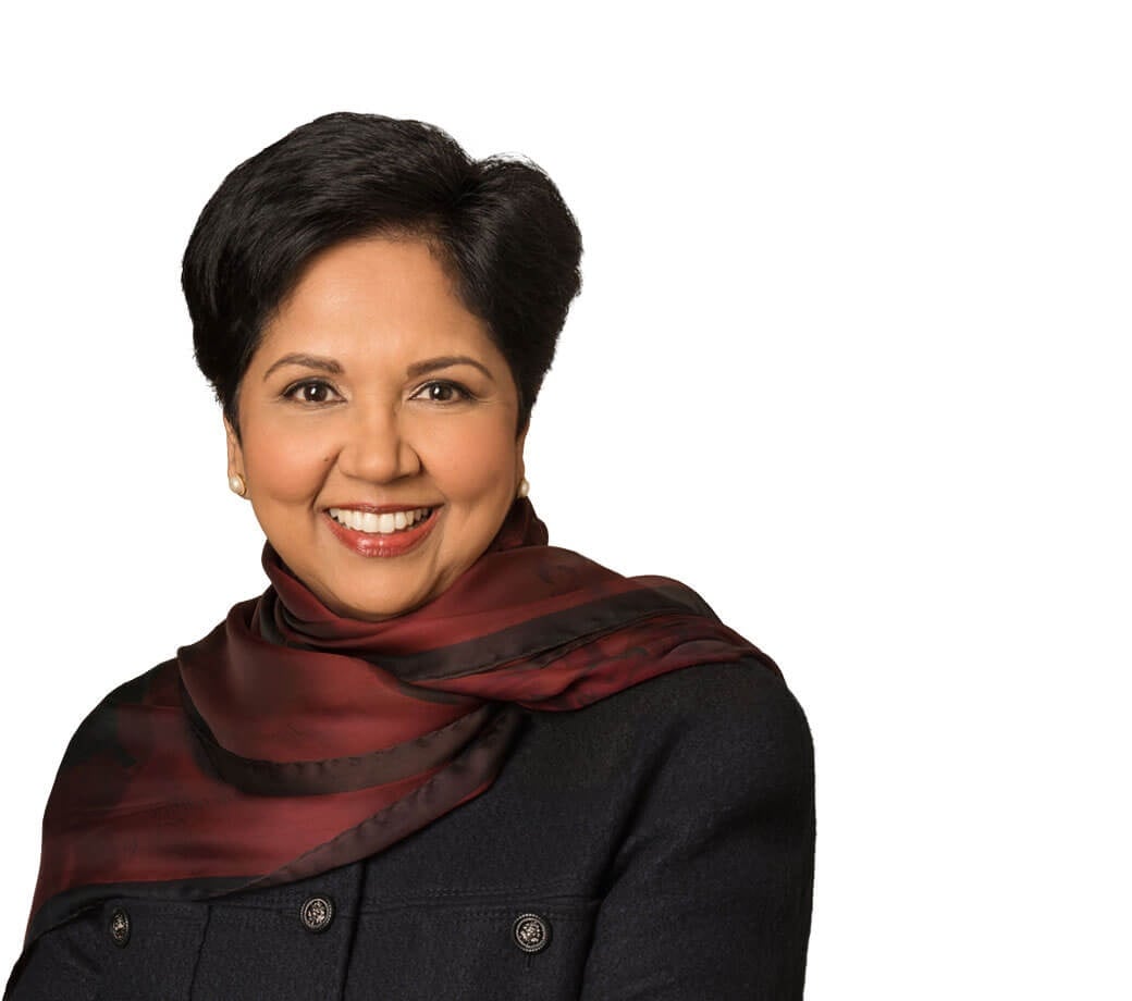 Portrait of Indra Nooyi.