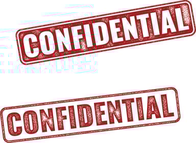 Confidential stamp
