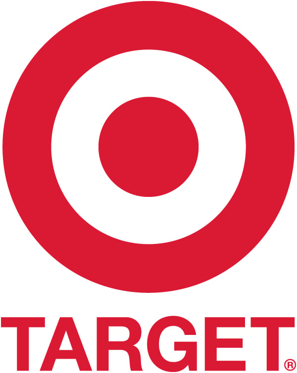 Target's bullseye logo, red on white with the company name below the image.