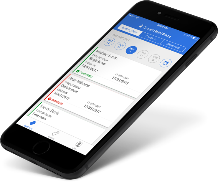 Hotelier app by Despegar.