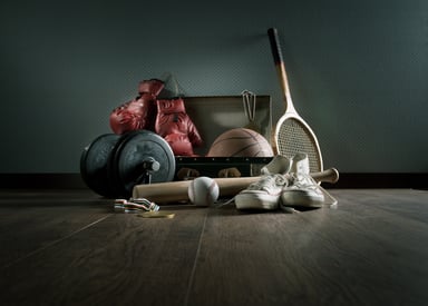 Sporting Goods On a Floor