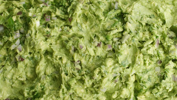 Close-up of guacamole.