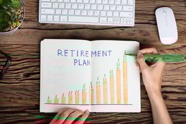 retirement plan on table GettyImages-928088256