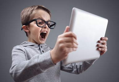 Excited kid