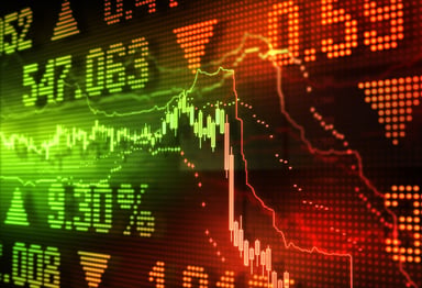 Stock Market Crash on Board Getty