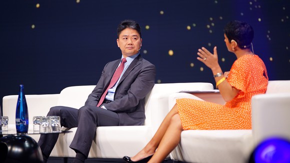 JD.com CEO Richard Liu at World Retail Congress in Madrid.